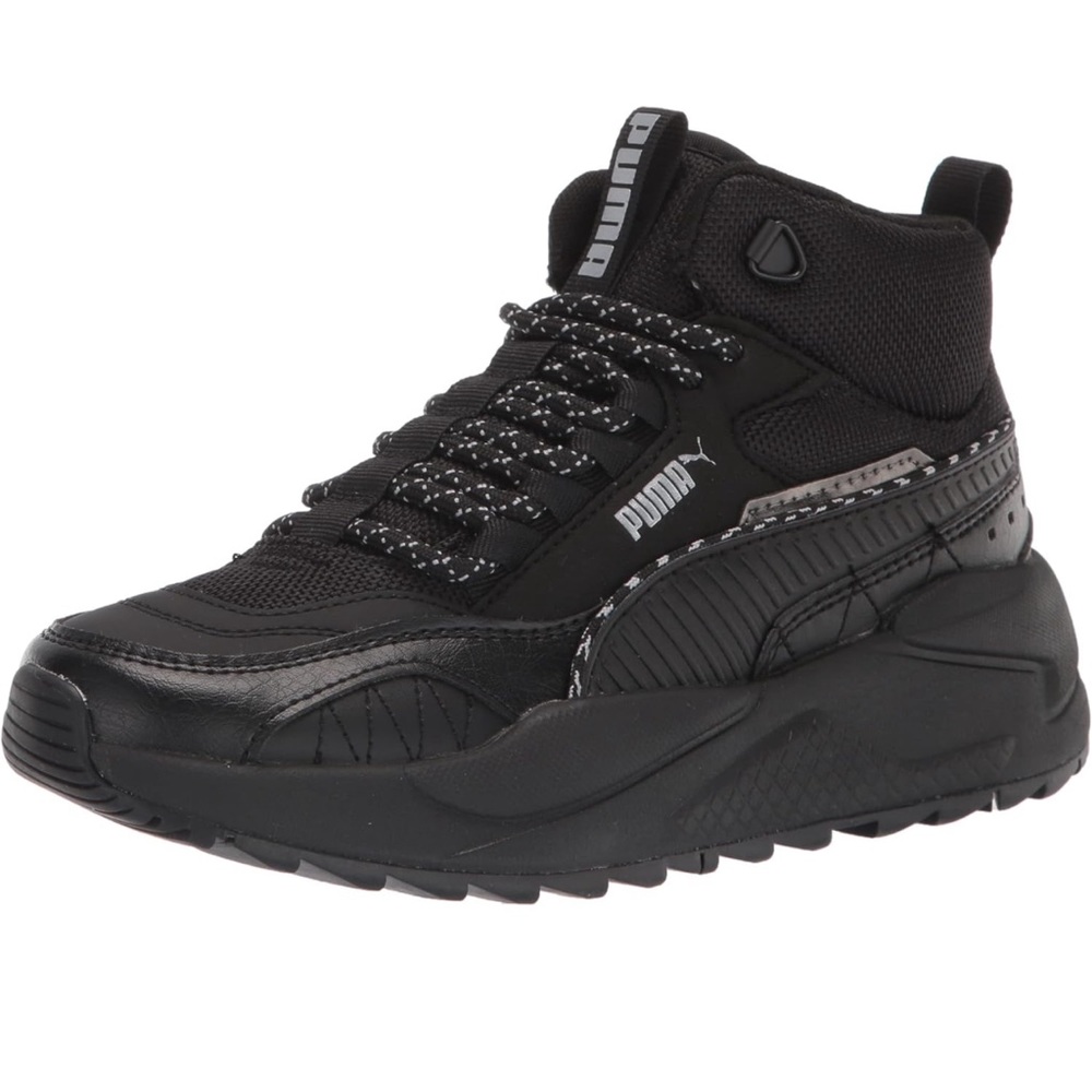 PUMA unisex child X-ray 2 Square Mid Winter Sneaker